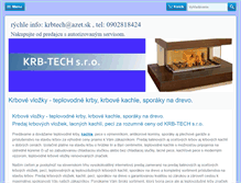 Tablet Screenshot of krbtech.sk